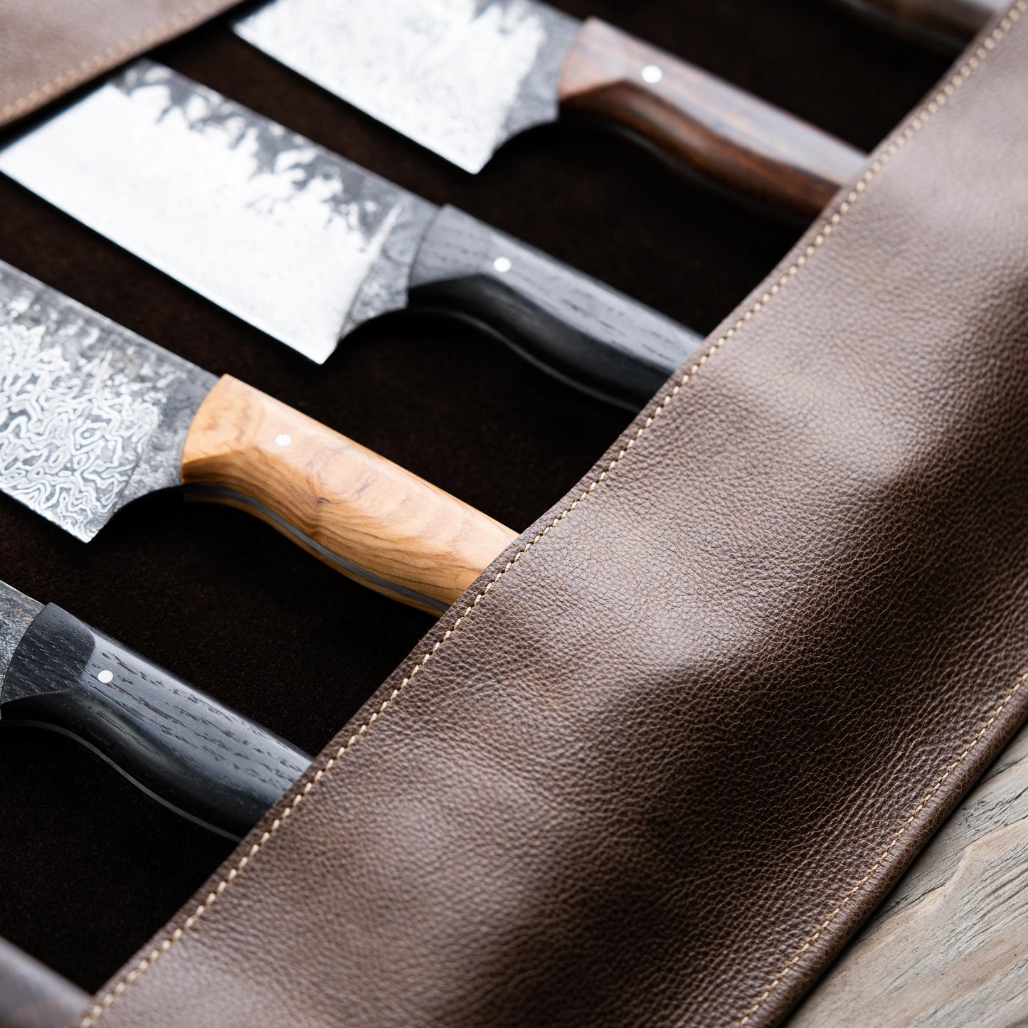 Magnetic Knife Roll - 6 Places