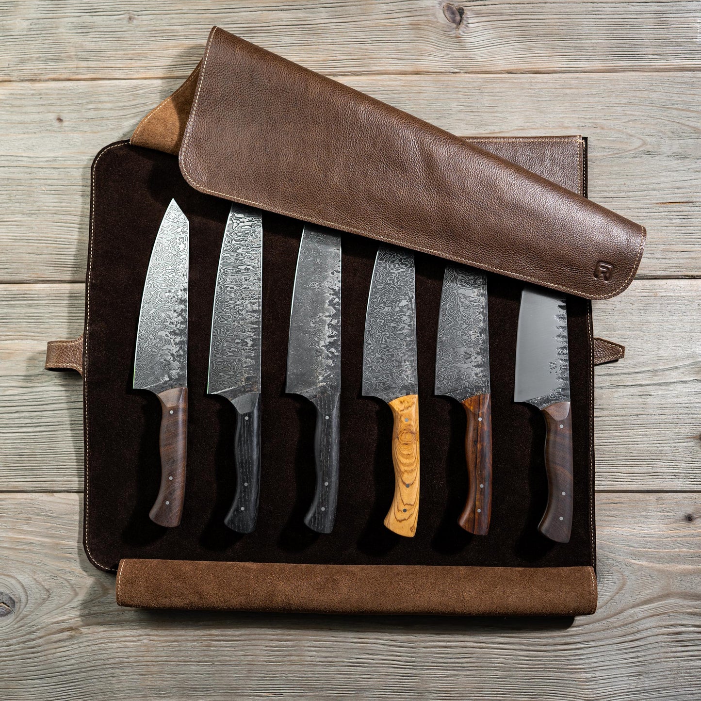 Magnetic Knife Roll - 6 Places